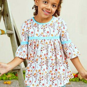 Matilda Jane Tunic Shirt Once Upon a‎ Time Top Floral Girls Size 6